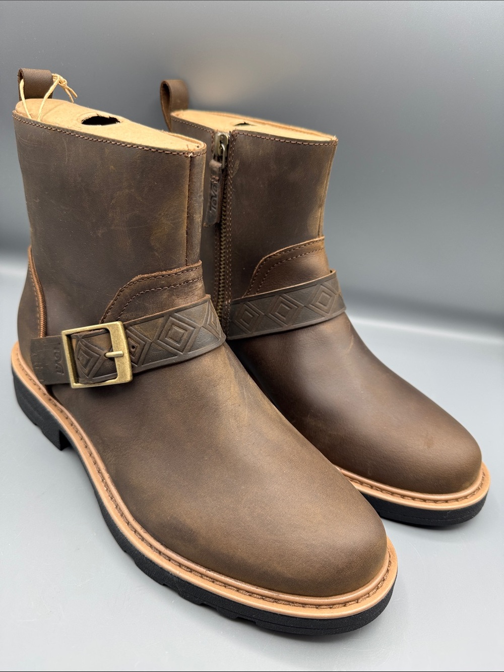 Teva Women's Rowena Block Heel Buckle Booties